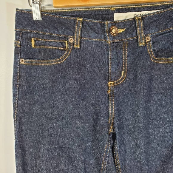 DKNY Jeans Dark Wash Cropped Soho Capri Blue Jeans Size 4 - Picture 2 of 10